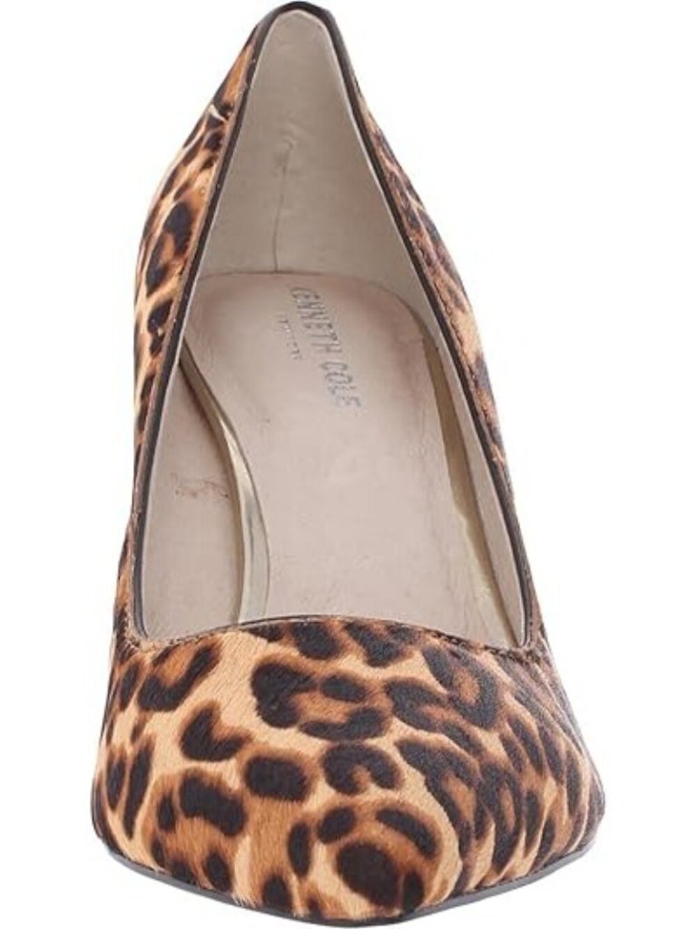 Kenneth Cole New York Women's Riley 85 Stiletto Pump Natural Leopard Size 7.5M - Picture 3 of 4